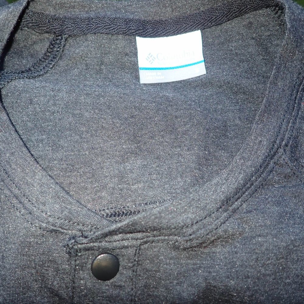 Columbia Henley Snap Neck Mens S Long sleeve Shirt - Picture 6 of 6